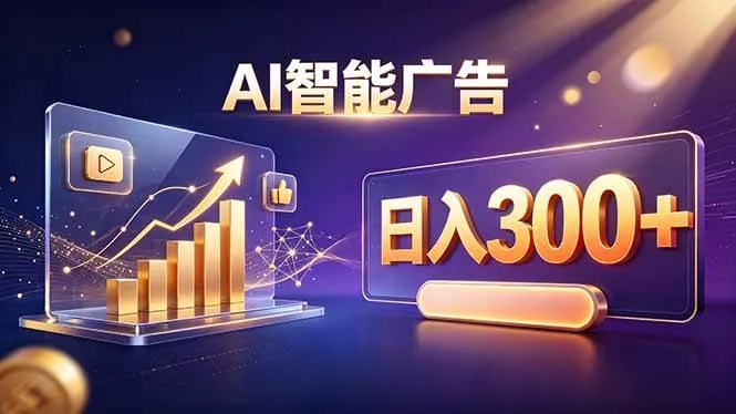 （20233期）不露脸、不直播，AI 智能广告日入 300 + 是怎么做到的？-37博客