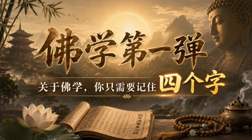 付费文章:佛学第一弹,关于佛学,你只需要记住四个字-37博客