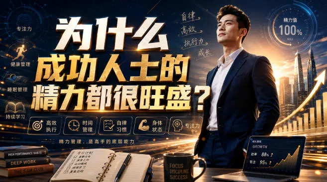 付费文章:为什么成功人士的精力都很旺盛?-37博客