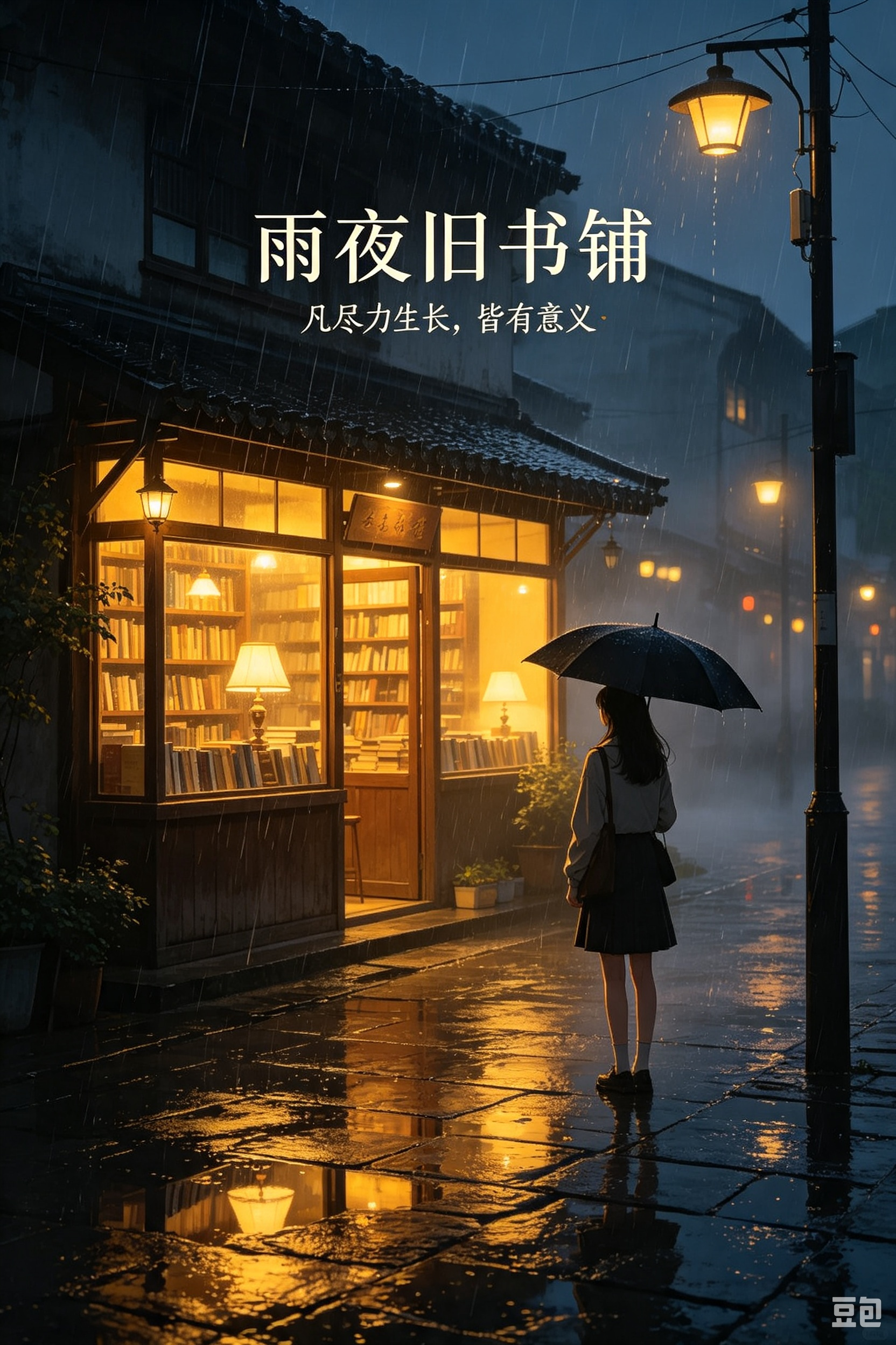 雨夜旧书铺-37博客