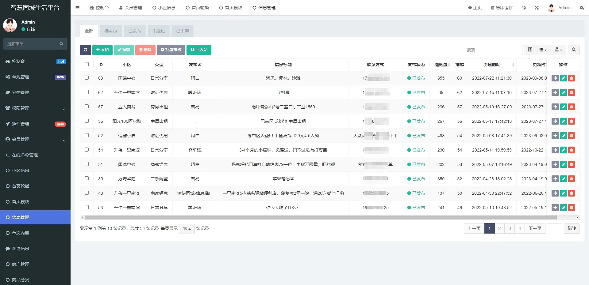 同城论坛发布社区系统源码 二手闲置 房屋出租 全开源-37博客