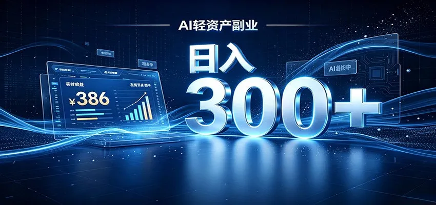 2026 AI轻资产风口，Token中转站小白可入局，日入300+-37博客