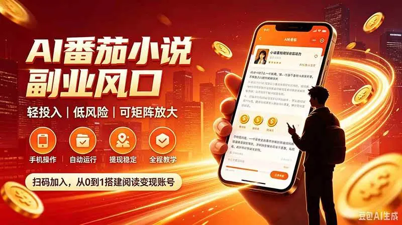 (20277期)AI番茄全自动挂机|24小时躺赚副业,轻投入|低风险|可矩阵放大-37博客