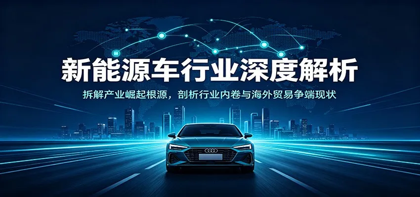 新能源车行业深度解析：拆解产业崛起根源，剖析行业内卷与海外贸易争端现状-37博客