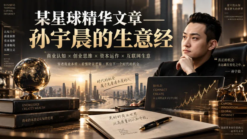 某星球精华文章——孙宇晨的生意经-37博客
