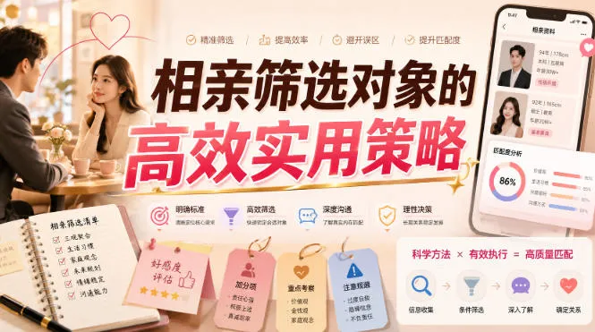 付费文章:相亲筛选对象的高效实用策略-37博客