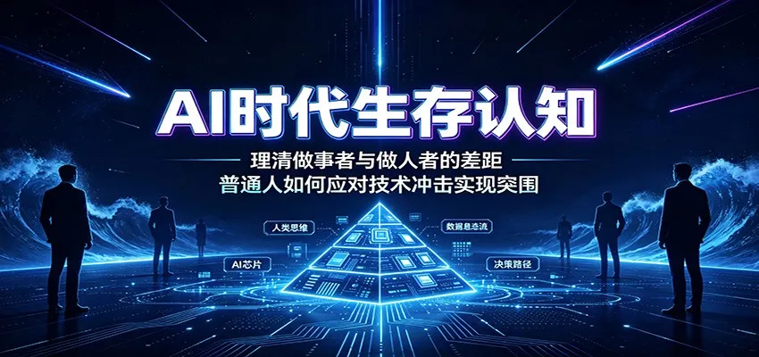 AI时代生存认知:理清做事者与做人者的差距,普通人如何应对技术冲击实现突围-37博客