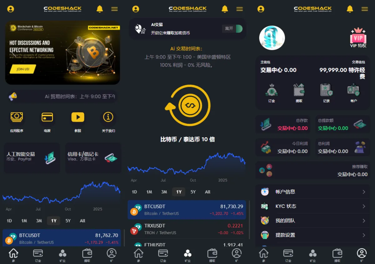 图片[1]-AI 量化投资 + 区块链理财交易所源码（海外版）-37博客