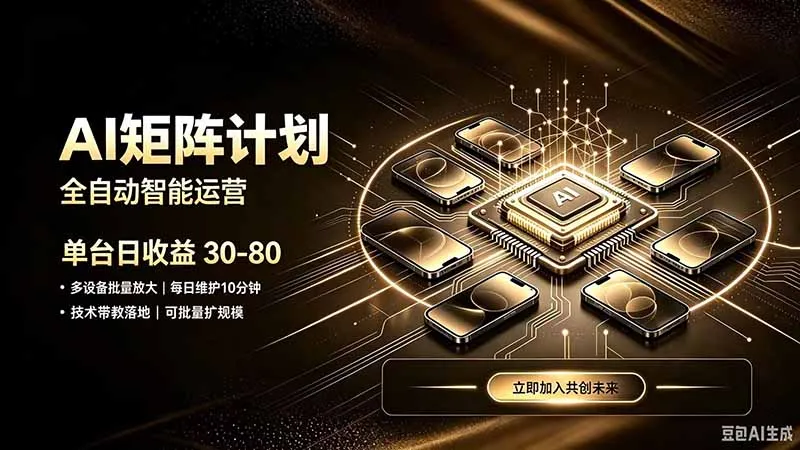 AI智能对话，矩阵规模化创业，全程技术扶持，长久稳定，日入800+-37博客