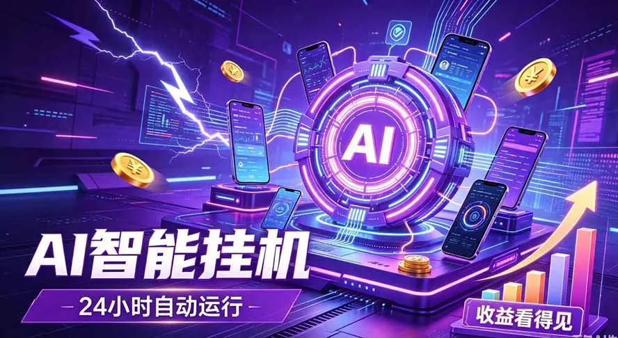 AI智能广告挂机，躺赚新模式 设备托管运行，解放双手持续变现-37博客