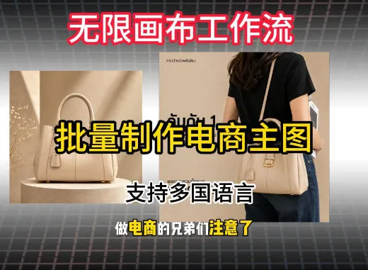 无限画布工作流搭建教程,一键电商主图批量制作,批量下载,支持多国语言-37博客