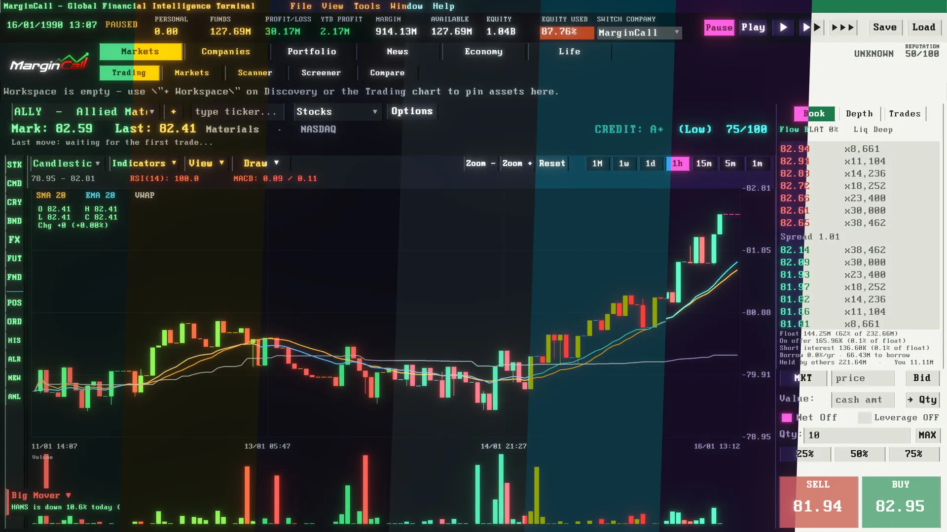 全球金融情报终端/追缴保证金/MarginCall 新游发布