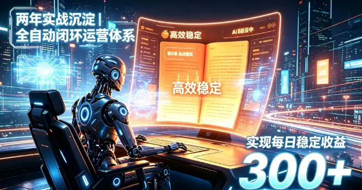 两年实战沉淀|全自动闭环运营体系,实现每日稳定收益300+【揭秘】-37博客