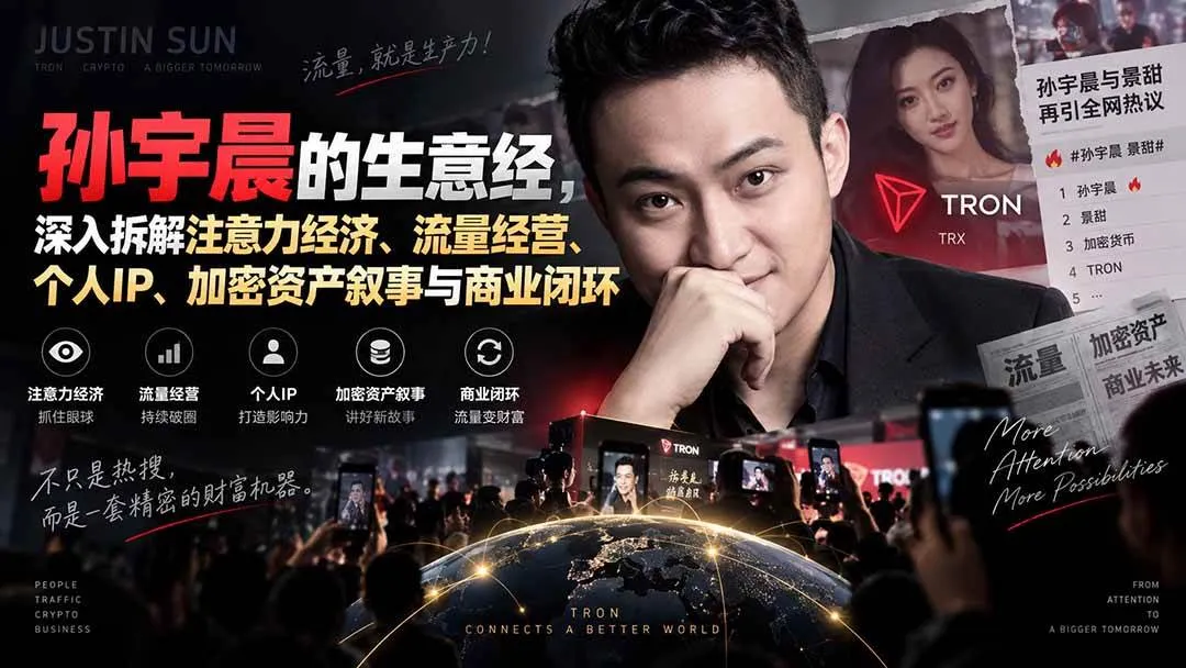 （20290期）某星球精华文章——孙宇晨的生意经，深入拆解注意力经济、流量经营、个人IP、加密资产叙事与商业闭环-37博客