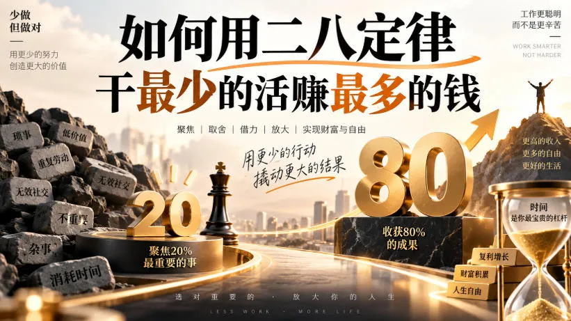 付费文章：如何用二八定律干最少的活賺最多的钱-37博客