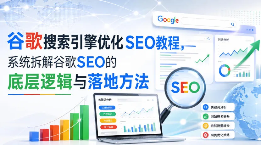 小白新君SEO·谷歌搜索引擎优化SEO教程，系统拆解谷歌SEO的底层逻辑与落地方法（部分更新2026）-37博客